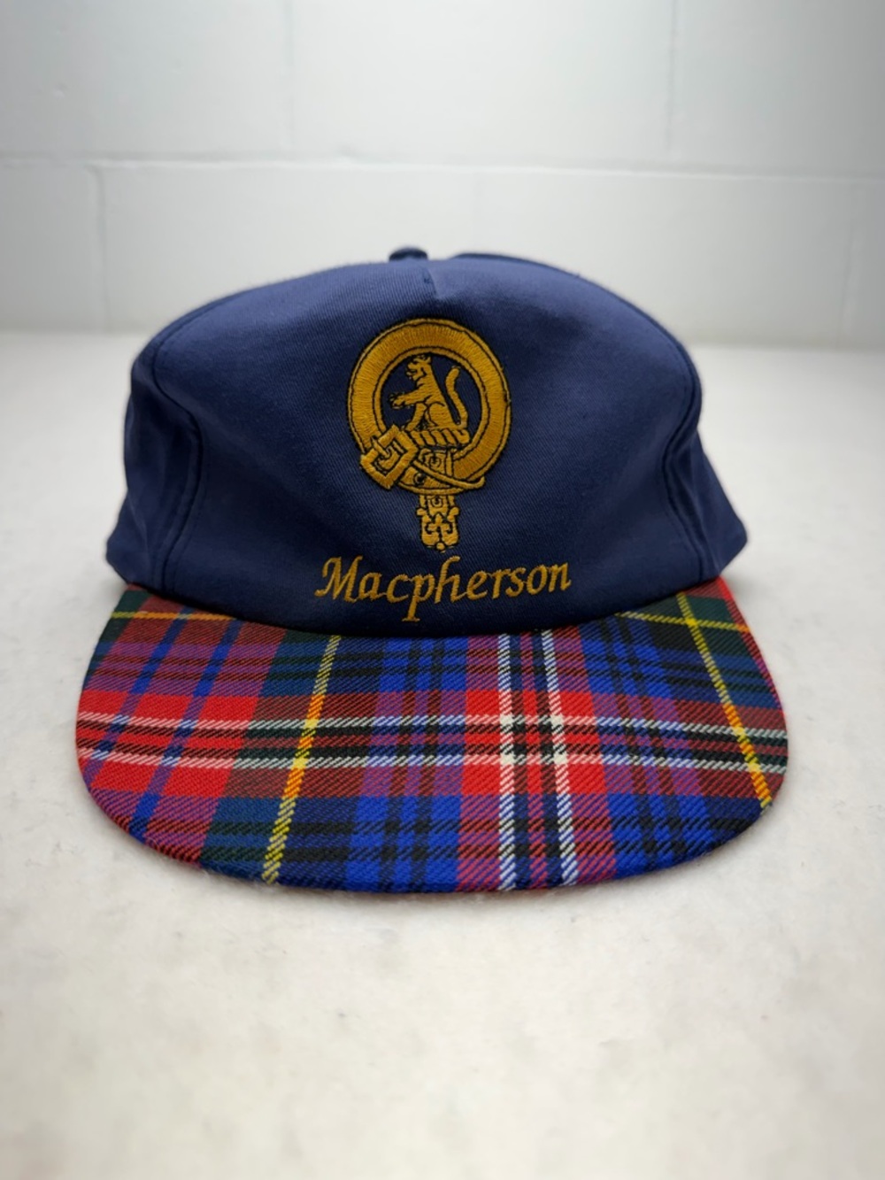 Scottish Clan Crest Tartan Baseball Golf Cap Hat Macpherson